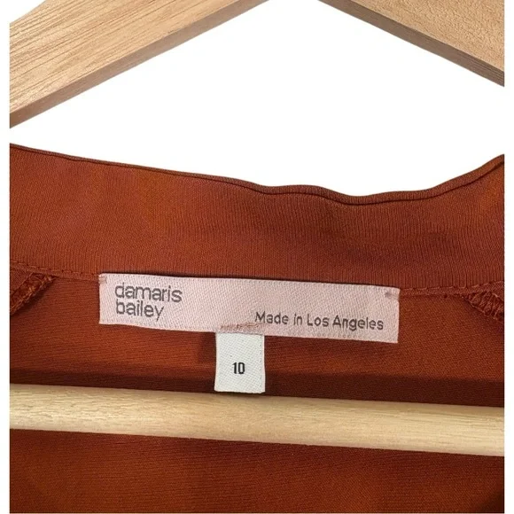 Damaris bailey Long Sleeve Midi Dress Size 10 - Picture 10 of 11